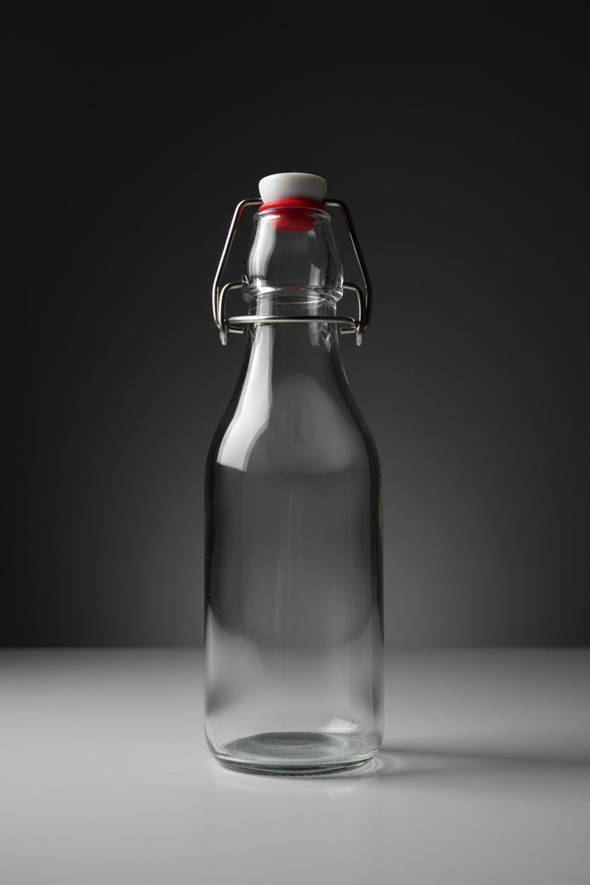 Szörpös üveg csatos 200ml