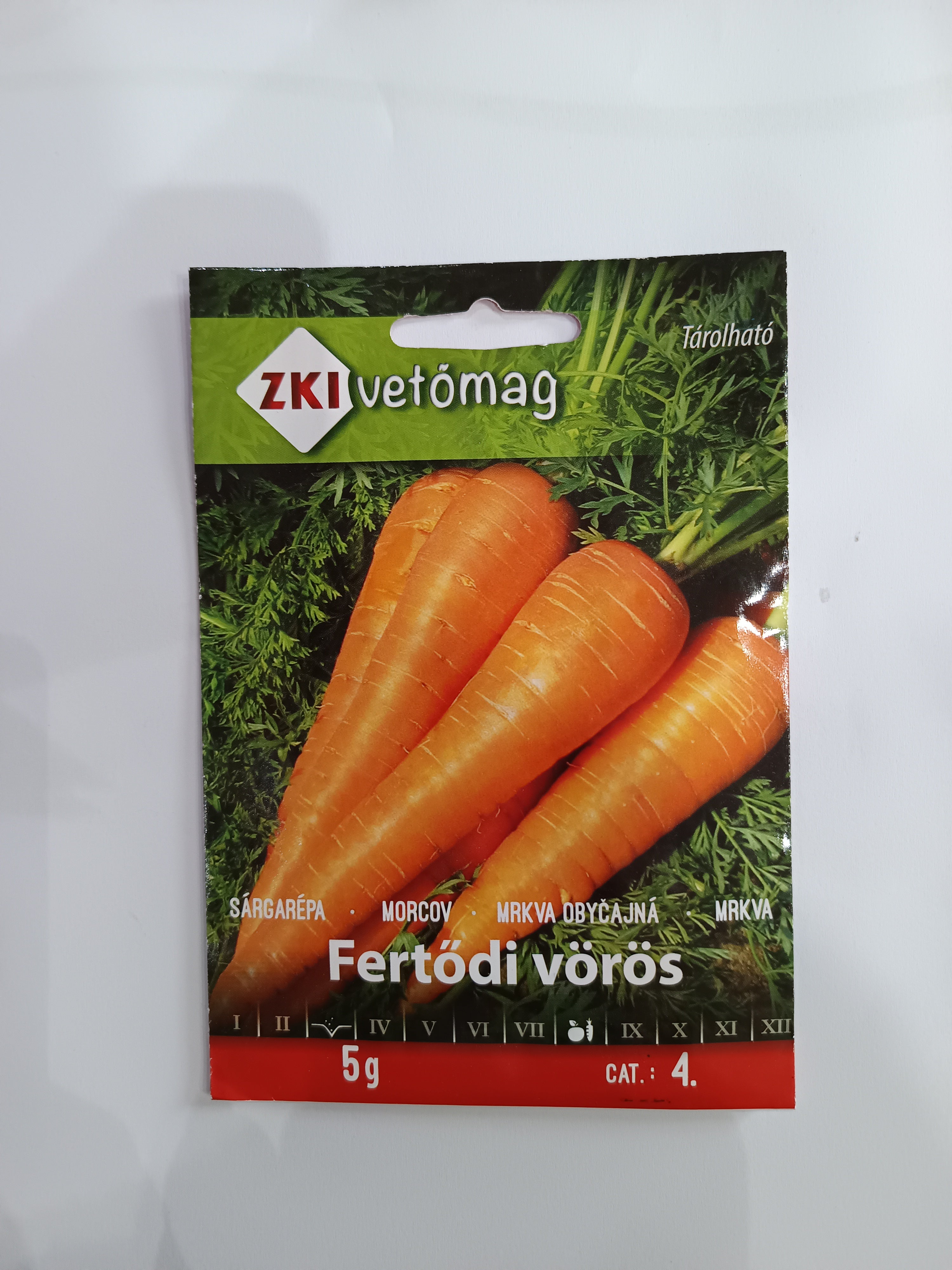 Sárgarépa Fertődi vörös ZKI 5g