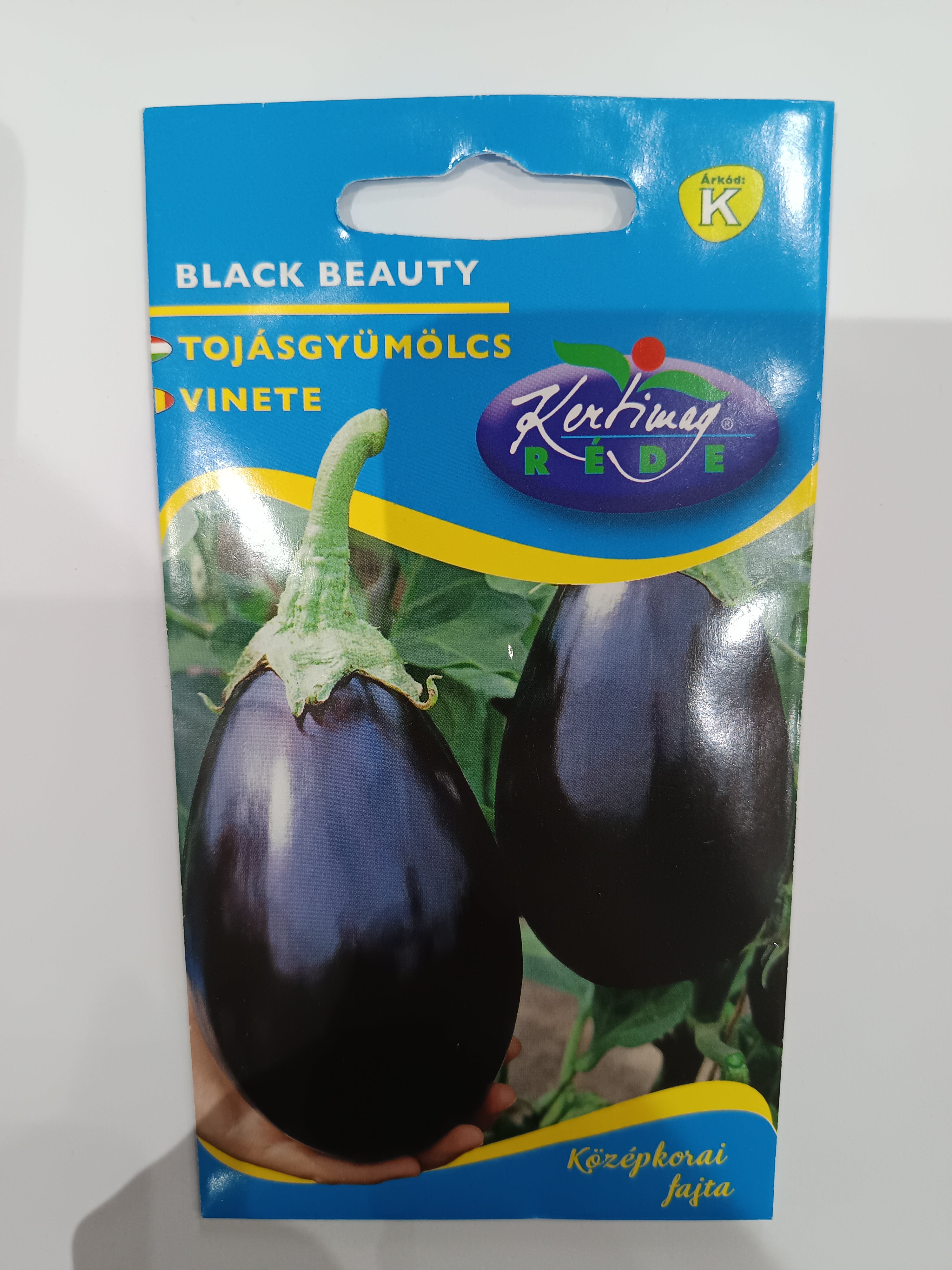 Tojásgyümölcs Black Beauty Kertimag 1g