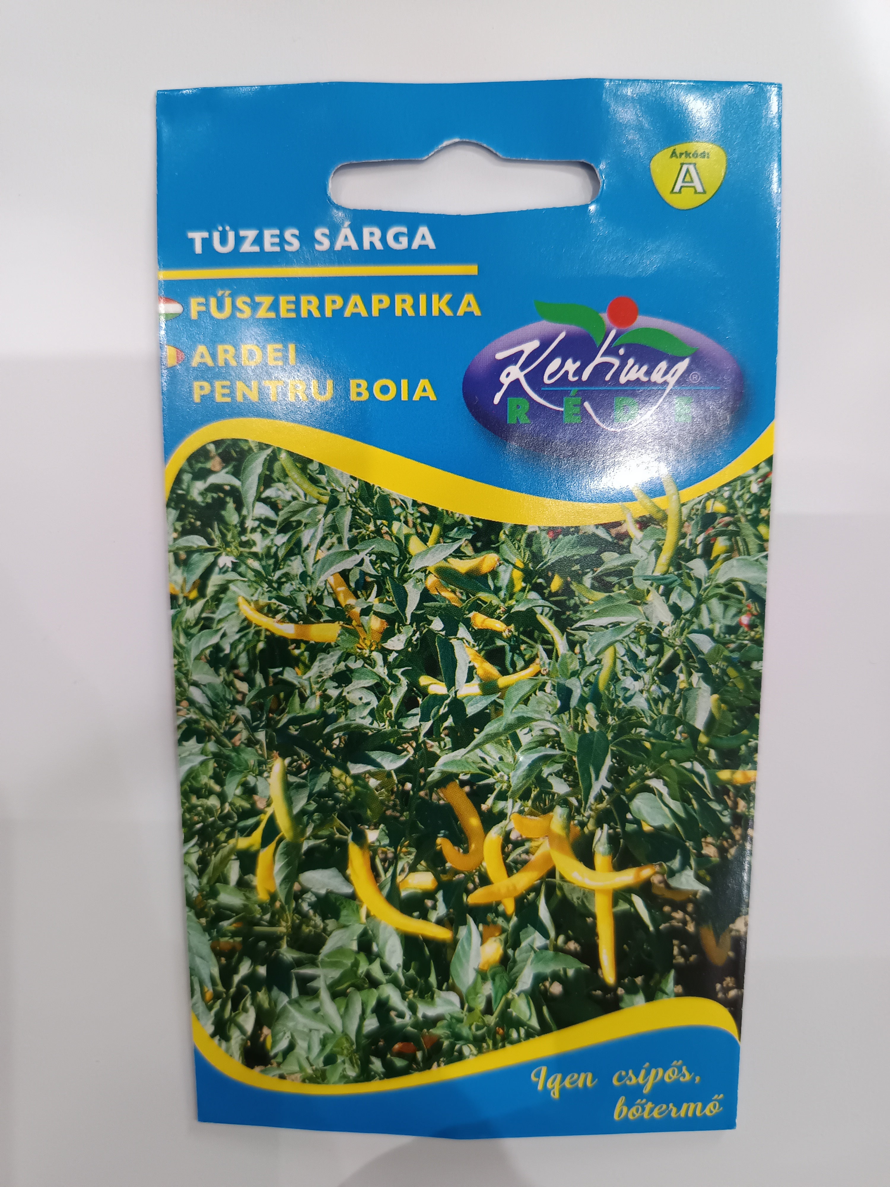 Fűszerpaprika Tüzes sárga Kertimag 0,5g