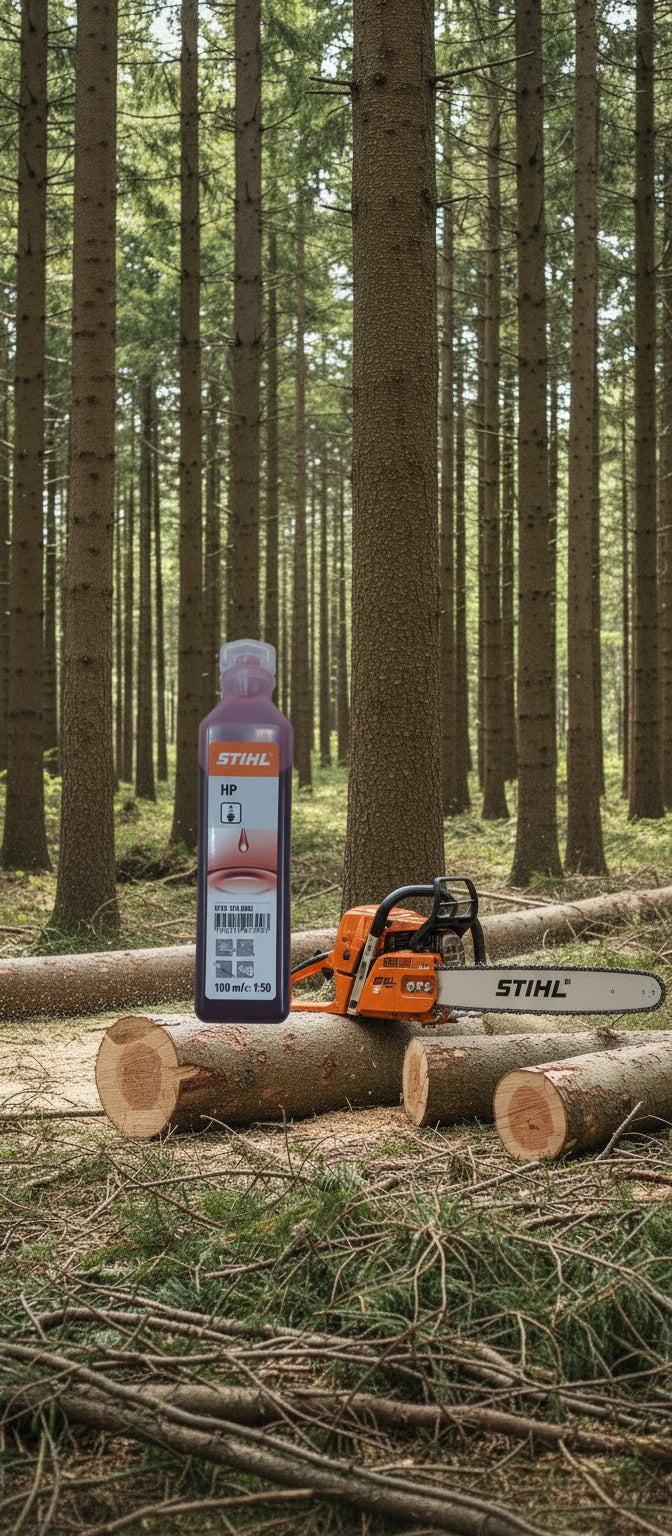 Adalék Stihl 2T HP motorolaj, piros
