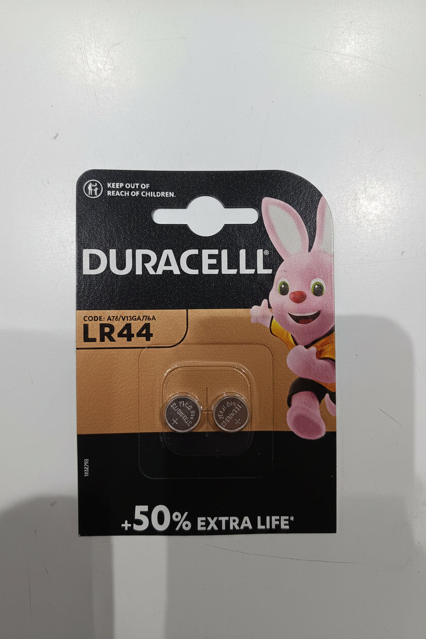 Elem (gombelem) LR44 Duracell