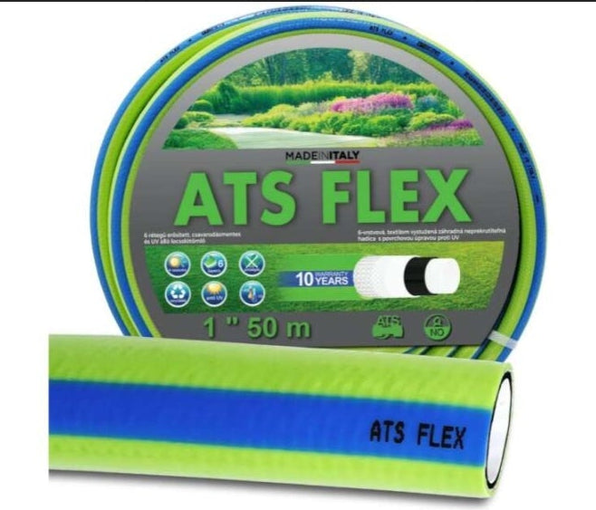 Locsolótömlő 50m 1" 6 rétegű ATS FLEX-Panitalia