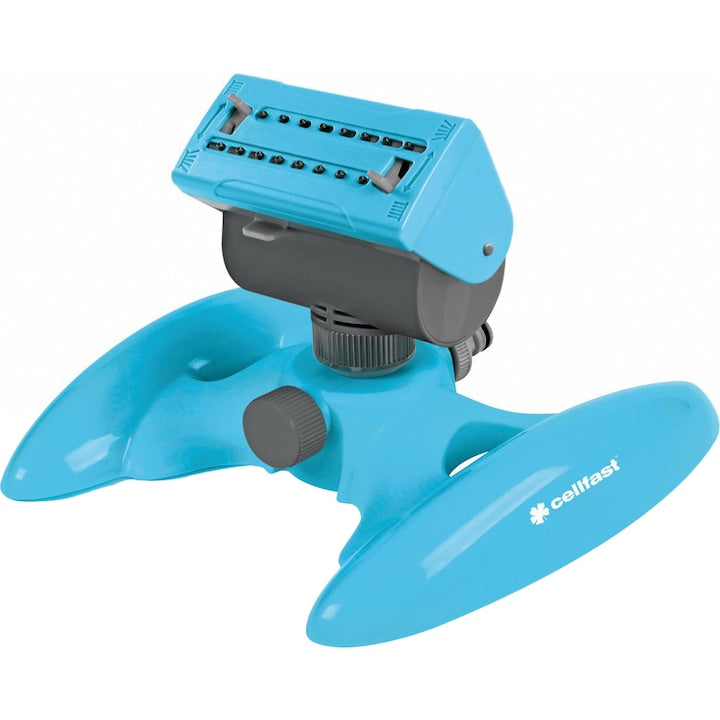 Cellfast EXPERT IDEAL oszcilláló sprinkler, 16 fúvóka, 240 m2 maximális felület, 4 vízáramlási beállítás, moduláris rendszer