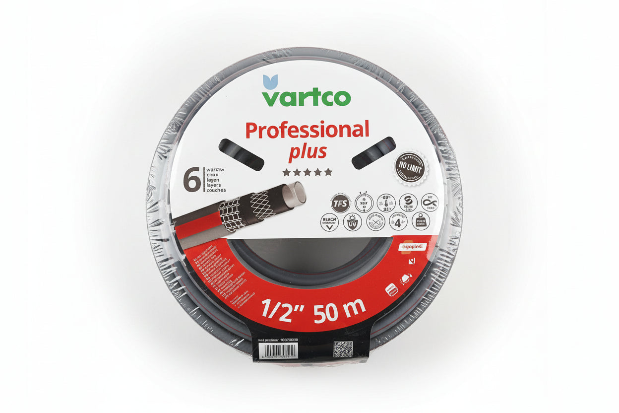 Locsolótömlő 50m 1/2" 6 rétegű PROFESSIONAL PLUS