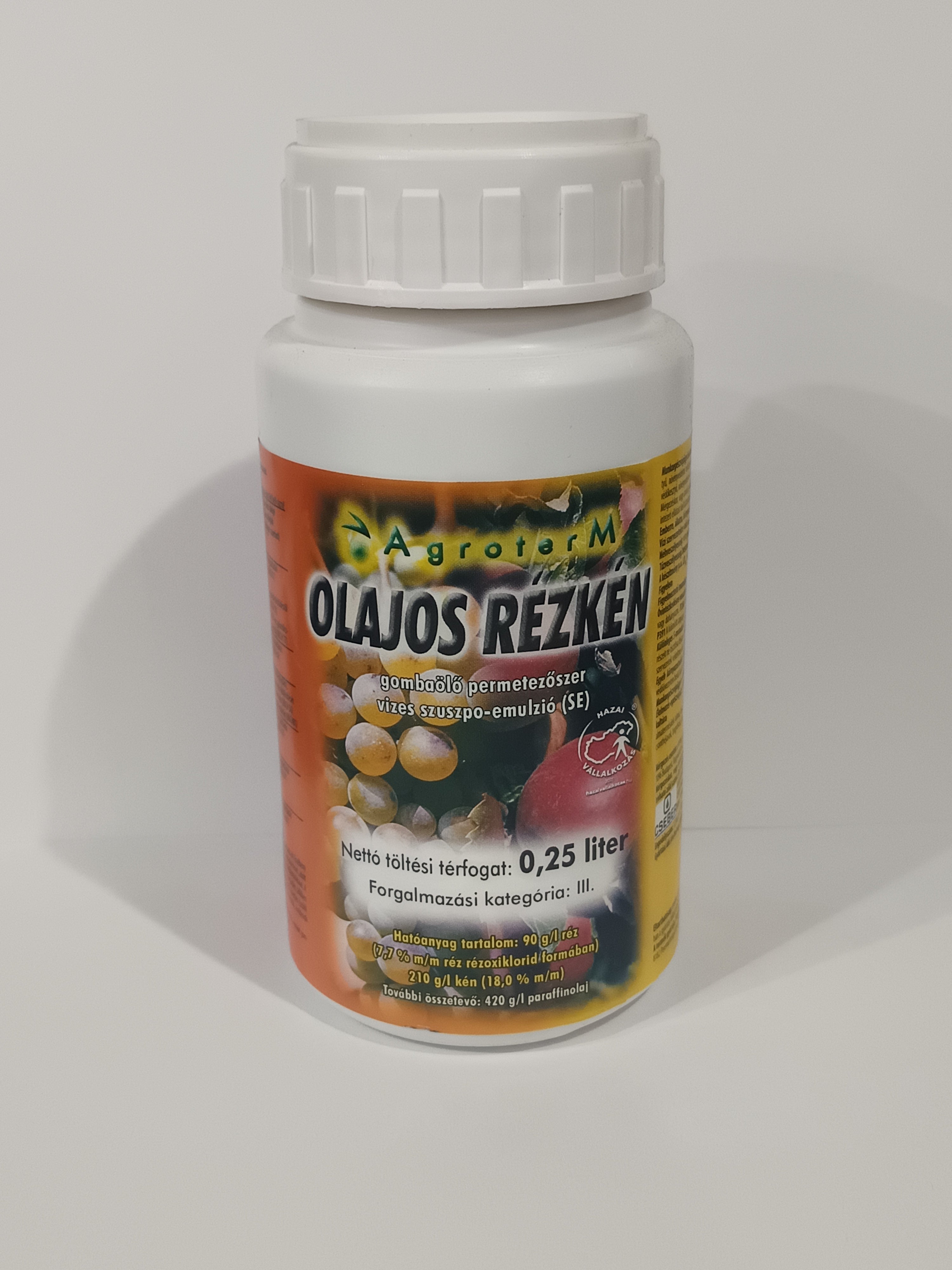Olajos rézkén gombaölő permetezőszer 0,25l