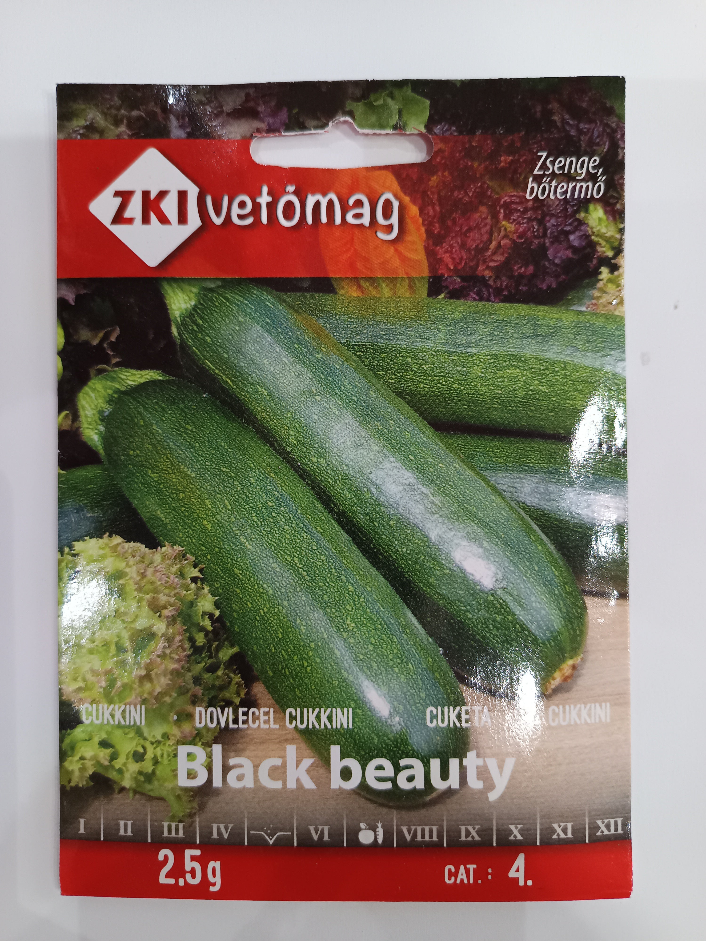 Cukkini Black beauty ZKI 2,5g