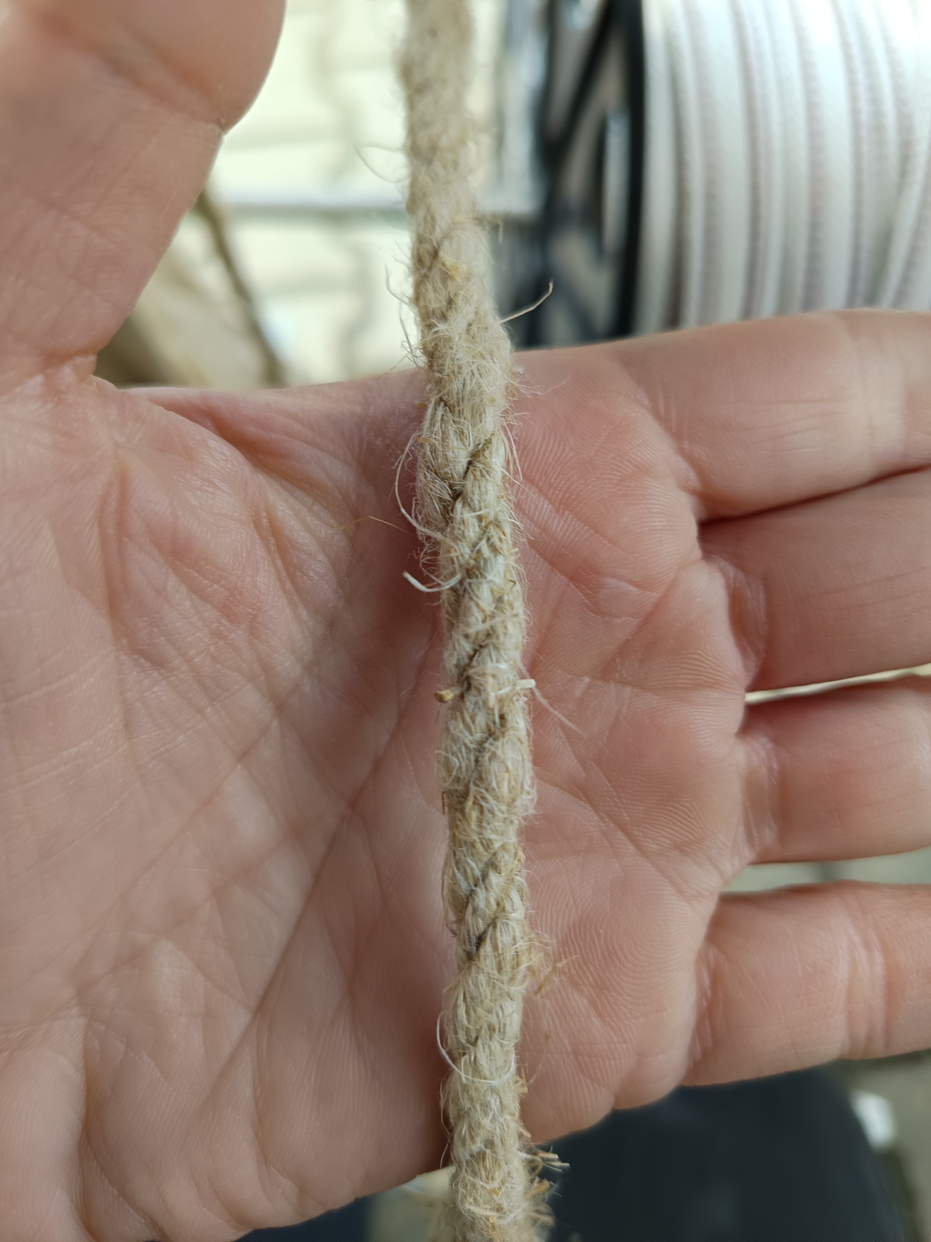 Sodrott kender kötél 6mm Galco 1m