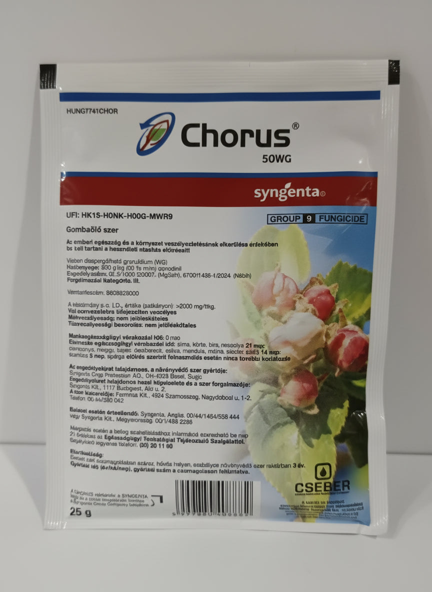 Chorus 50WG gombaölő permetezőszer 25g