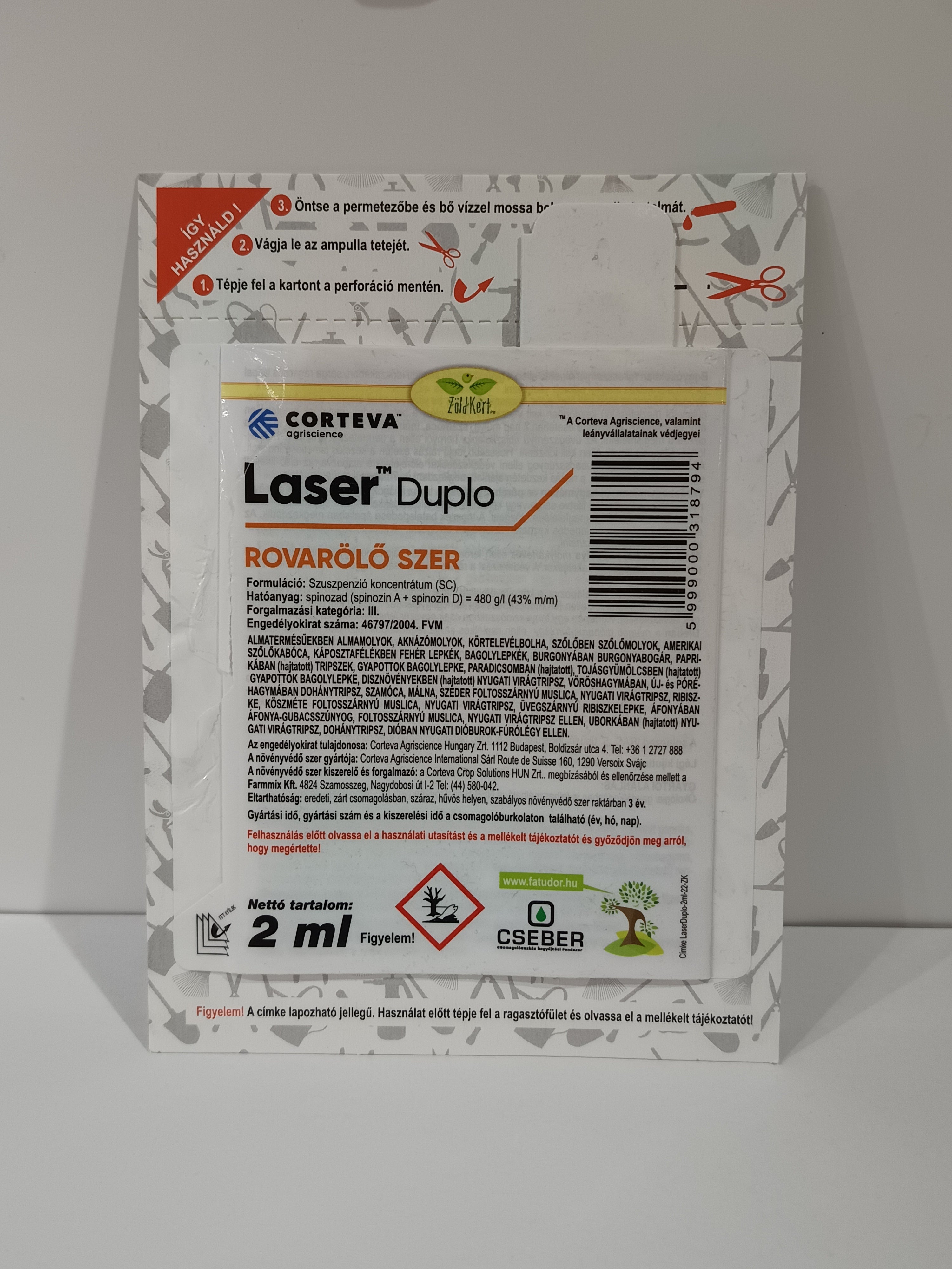 Laser Duplo rovarölő szer 2ml