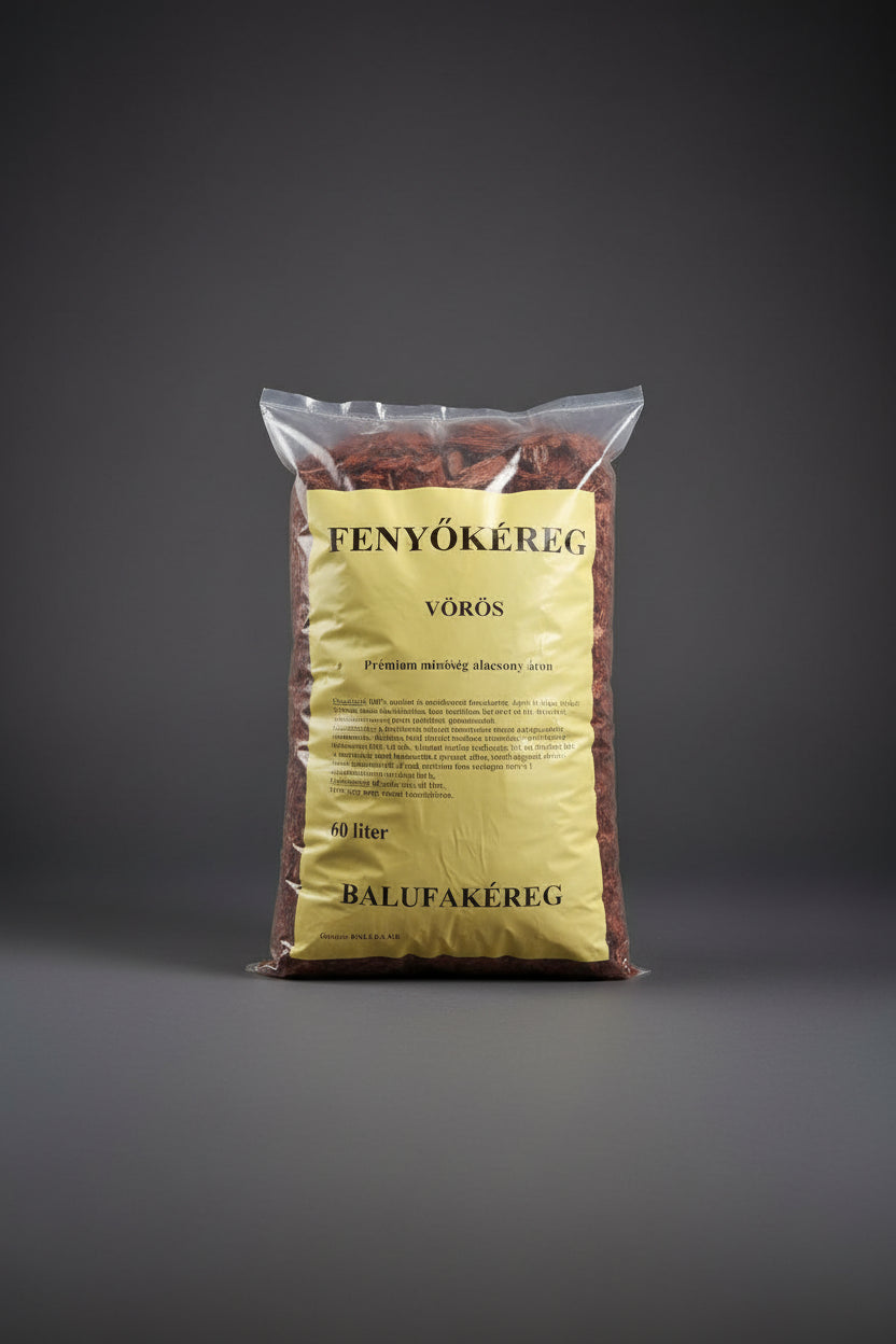 Fenyőkéreg vörös 60L MULCS