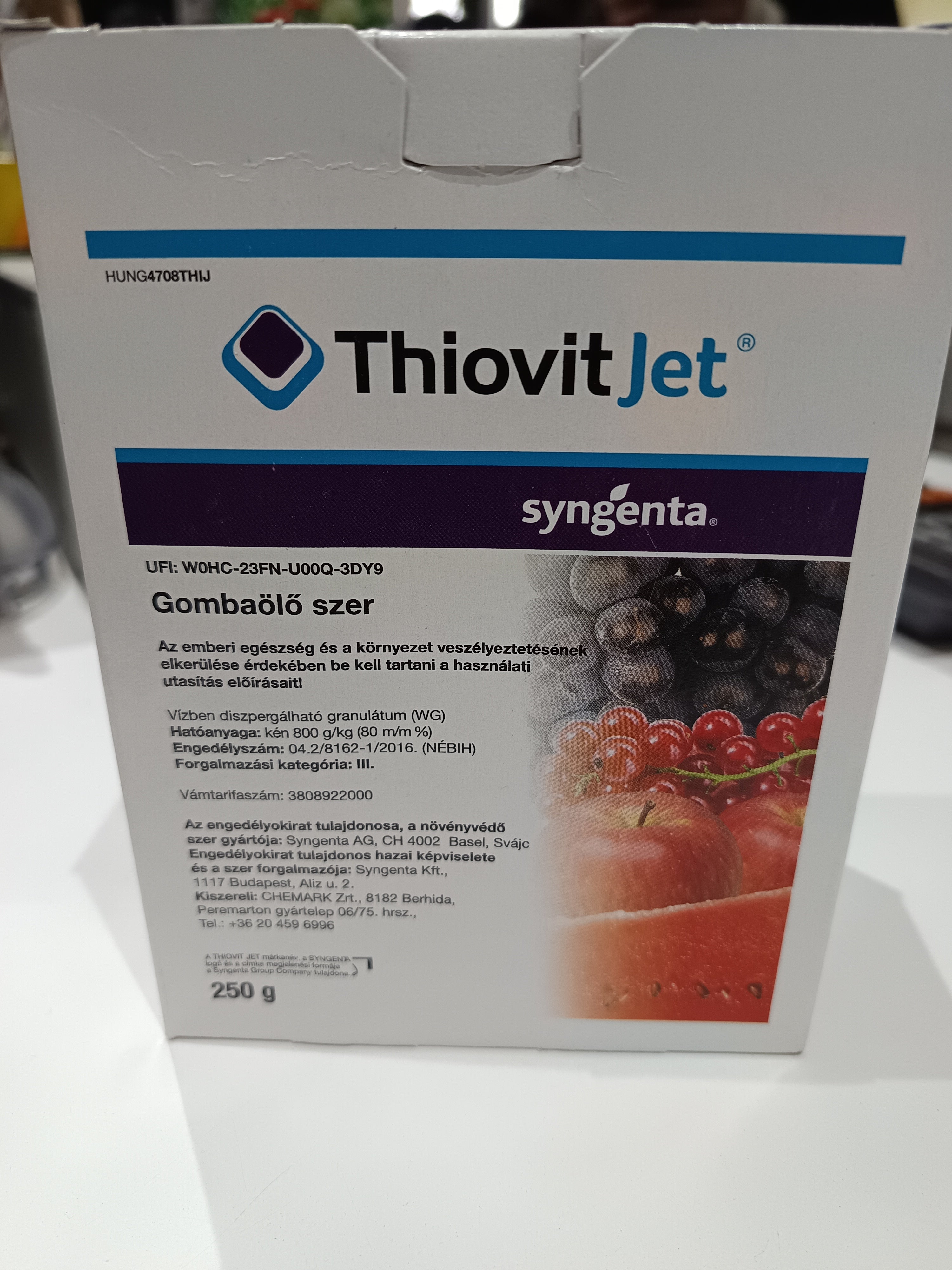 ThiovitJet gombaölő permetezőszer 250 g (lisztharmat ellen- kb 80L vízhez)
