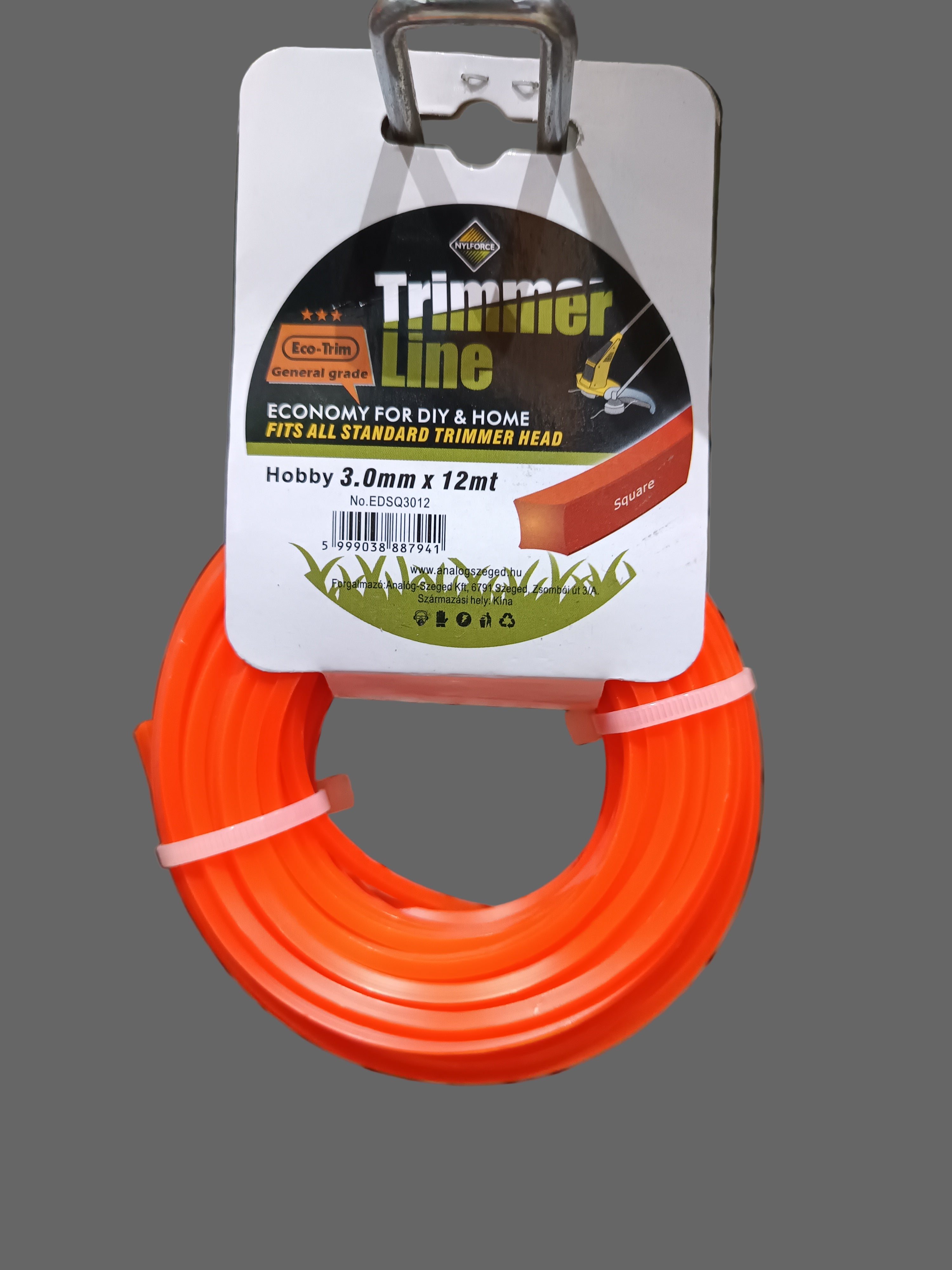 Damil Trimmer Line 3.0mm x 12mt, négyélű