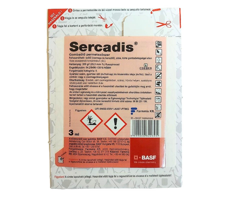 Sercadis 3 ml amp.