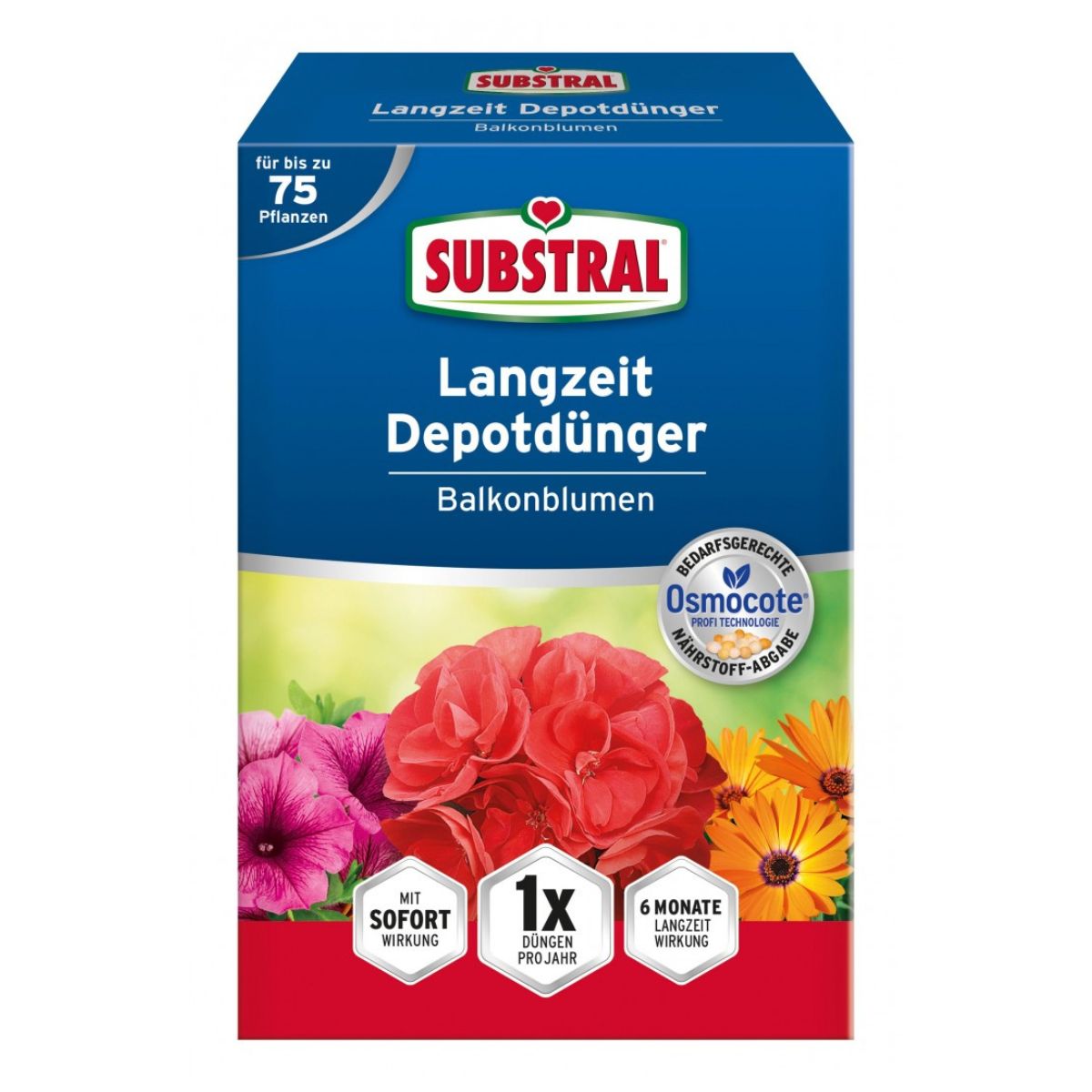 Substral Osm.hh Balkon virágtrágya 0,75