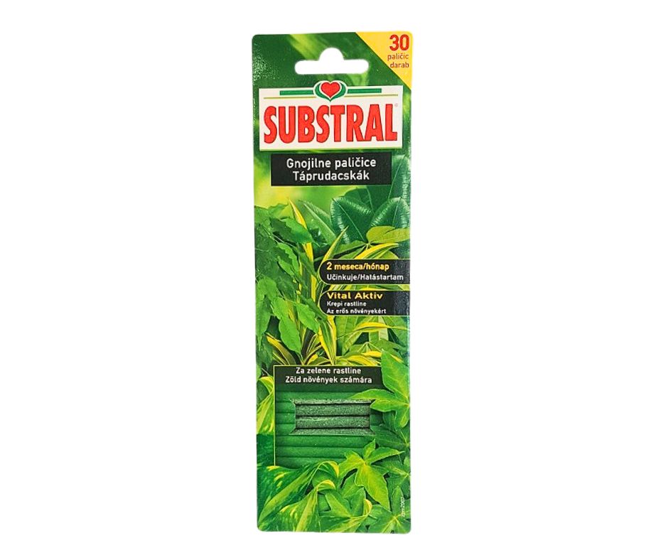Substral táprúd Zöld növény 30 db-os
