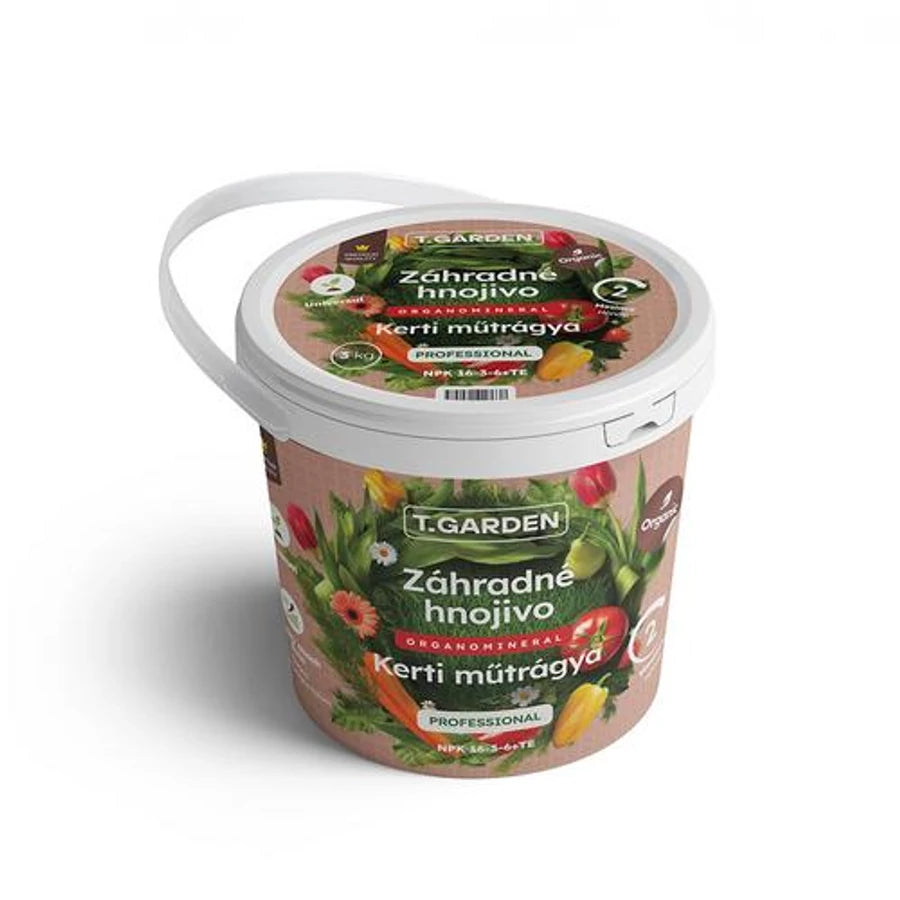 Kerti szerves-ásványi műtrágya 3kg T.GARDEN