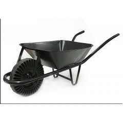 Talicska 80L, fekete, vas, tömör kerékkel