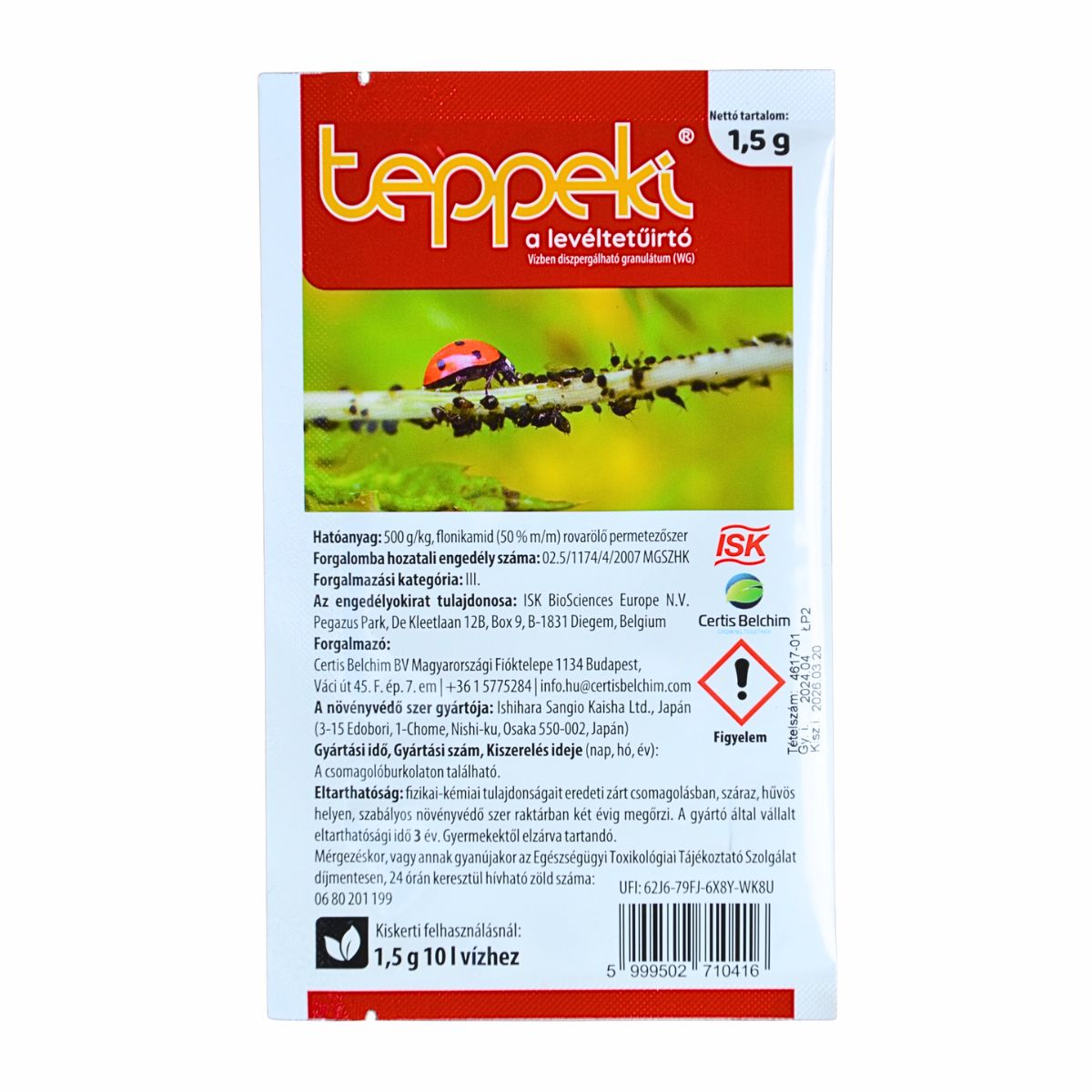 Teppeki 50 WG 15 gr lev. NAGY