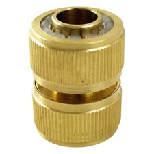 Réz tömlőösszekötő két 3/4” tömlő összekötéséhez