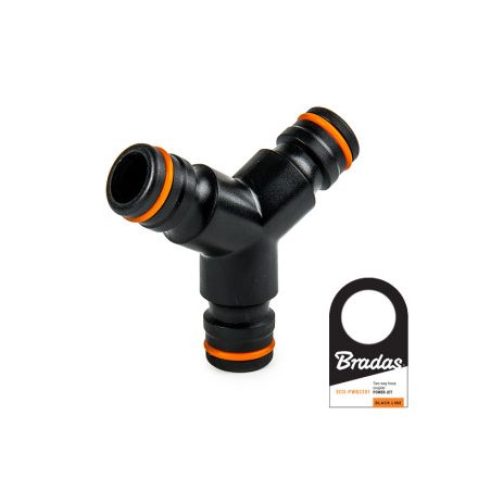 Y elem nagy átfolyású gyorscsatlakozók összekötésére Bradas